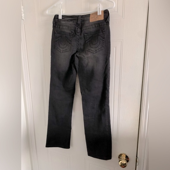 True Religion Dark Wash Straight Jeans Size 10 - Picture 2 of 4